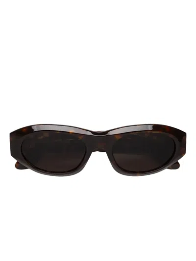 Retrosuperfuture Havana Geometric Sunglasses In Brown