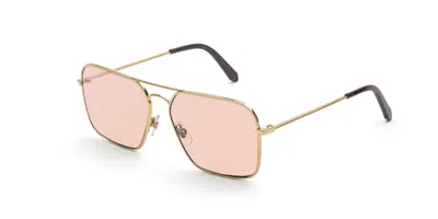 Retrosuperfuture Iggy 2.0 Pink Vdb Men's Sunglasses Gold Size 58