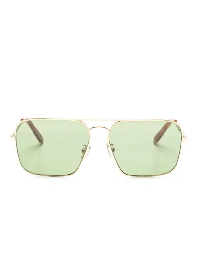 Retrosuperfuture Iggy Square-frame Sunglasses In Gold