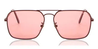 Retrosuperfuture Iggy Wsg Men's Sunglasses Burgundy Size 58