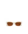 Retrosuperfuture Irregular Frame Sunglasses In Brown