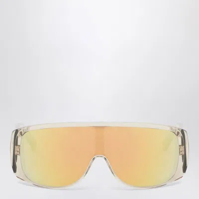 Retrosuperfuture Ivory Mask Sunglasses In Yellow