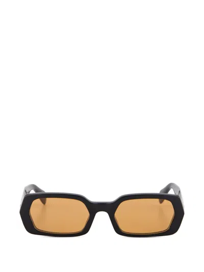 Retrosuperfuture L'altro Geometric-frame Sunglasses In Black