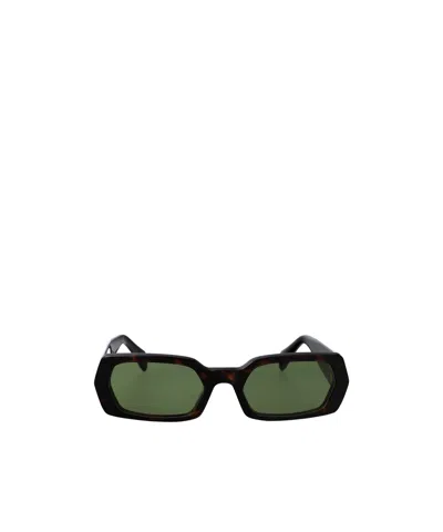Retrosuperfuture L'altro Geometric-frame Sunglasses In Orange