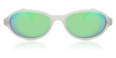 Retrosuperfuture Laser Svj Men's Sunglasses White Size 53 In Transparent White