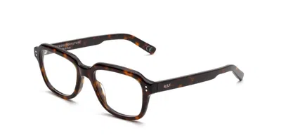 Retrosuperfuture Lazarus Optical Black Men's Glasses, Tortoiseshell, Size 53 In Brown