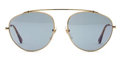 Retrosuperfuture Leon 541 Occhiali Da Sole Oro Per Uomo In Gold