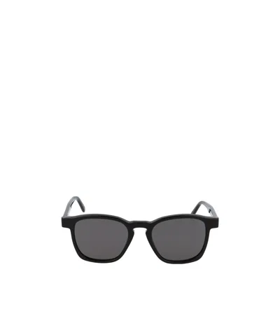 Retrosuperfuture Logo Sunglasses In Black