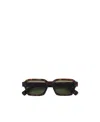 Retrosuperfuture Logo Sunglasses In Black