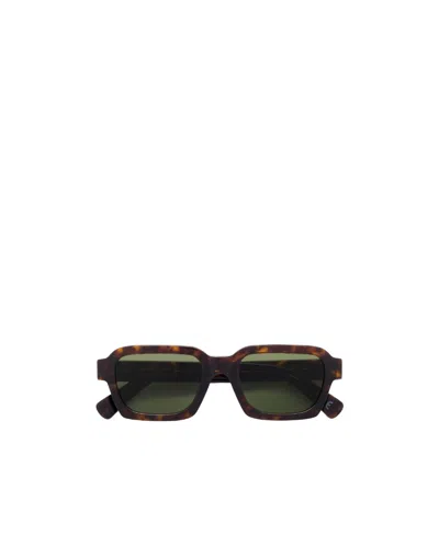 Retrosuperfuture Logo Sunglasses In Black