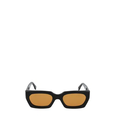 Retrosuperfuture Logo Sunglasses In Brown
