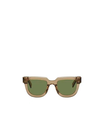 Retrosuperfuture Logo Sunglasses In Green