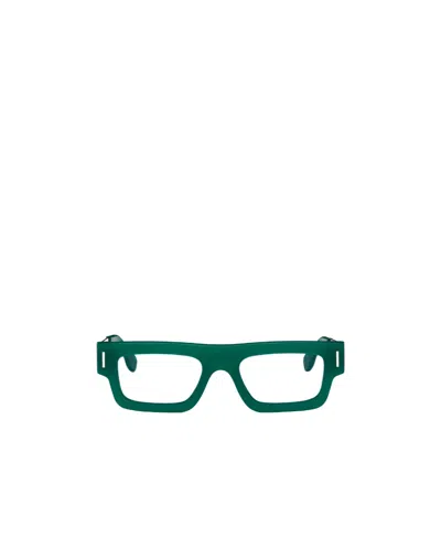 Retrosuperfuture Logo Sunglasses In Green