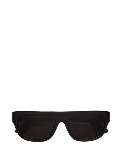 Retrosuperfuture Logo-detail Sunglasses In Black