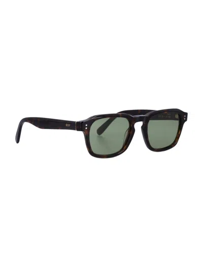 Retrosuperfuture Luce Rectangular Tortoiseshell Sunglasses In Orange