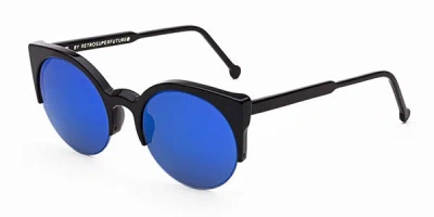 Retrosuperfuture Lucia Black Rpe Women's Sunglasses Black Size 51