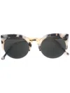 Retrosuperfuture 'lucia Francis Puma' Sunglasses In Black