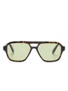 Retrosuperfuture Brown Maneval Sunglasses In Brown