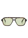 Retrosuperfuture Brown Maneval Sunglasses In Braun