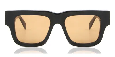 Retrosuperfuture Mega Refined B5y Men's Sunglasses Black Size 53