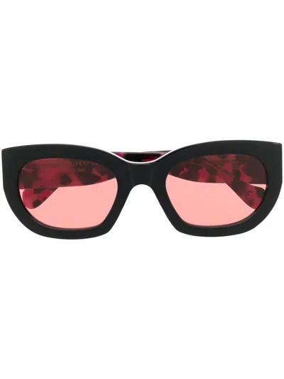 Retrosuperfuture Tortoiseshell-effect Round-frame Sunglasses In Brown
