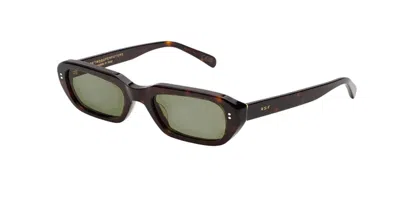 Retrosuperfuture Miles 3627 Rhp Men's Sunglasses Tortoiseshell Size 54 In Brown