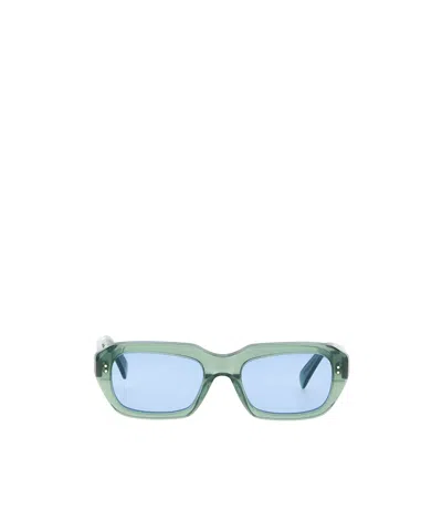 Retrosuperfuture Miles Rectangle Frame Sunglasses In Green