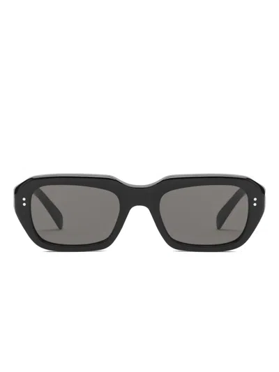 Retrosuperfuture Miles Rectangle Frame Sunglasses In Black