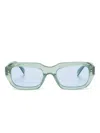 Retrosuperfuture Miles Rectangle Frame Sunglasses In Blue