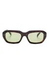 Retrosuperfuture 'miles' Sunglasses In Brown