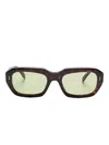 Retrosuperfuture 'miles' Sunglasses In Brown