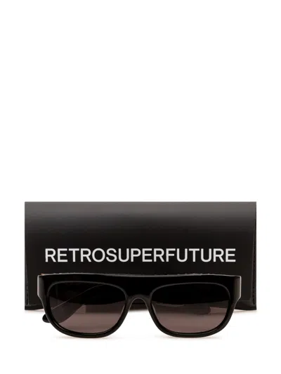 Retrosuperfuture Mini Retro-inspired Sunglasses In Black