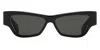 Retrosuperfuture Nameko Rectangle-grame Sunglasses In Black