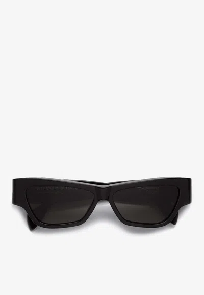 Retrosuperfuture Nameko Geometric Sunglasses In Black