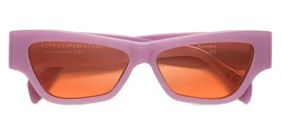 Retrosuperfuture Nameko Harajuko Kue Men's Sunglasses  Size 56 In Purple