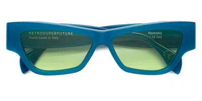 Retrosuperfuture Nameko Shibuya-ku 27h Men's Sunglasses  Size 56 In Blue