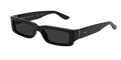Retrosuperfuture Notte Black 47x Men's Sunglasses Black Size 55 In Transparent