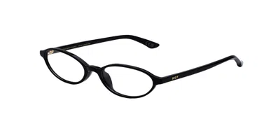 Retrosuperfuture Numero 04 Black Rz7 Men's Glasses Black Size 53 - Free Lenses - Blue Light Block In Transparent
