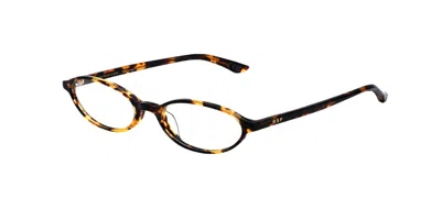 Retrosuperfuture Numero 04 Burnt Havana Qnc Men's Glasses Tortoiseshell Size 53 - Free Lenses - Blue Light Block In Transparent