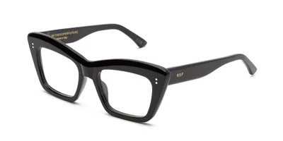 Retrosuperfuture Numero 107 Black Men's Glasses, Black, Size 54