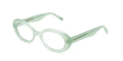 Retrosuperfuture Numero 109 Black Men's Glasses, Green, Size 53