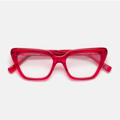 Retrosuperfuture Numero 122 Red Eyeglasses