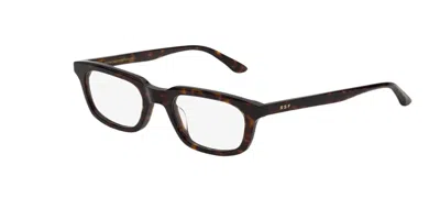 Retrosuperfuture Numero 132 Havana Qwj Men's Glasses Tortoiseshell Size 50 - Free Lenses - Blue Light Block In Black