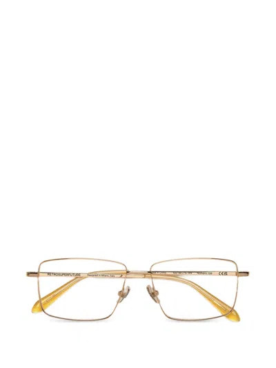 Retrosuperfuture Numero 139 Square-frame Glasses In Gold