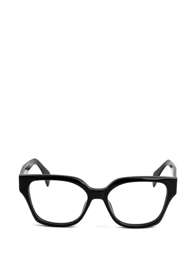 Retrosuperfuture Numero 163 Geometric-frame Glasses In Black