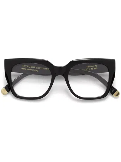 Retrosuperfuture Numero 76 Square-frame Glasses In Black
