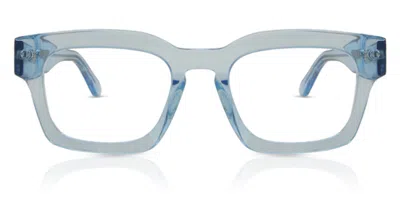 Retrosuperfuture Numero 99 Mare Chiaro Men's Glasses, Blue, Size 52
