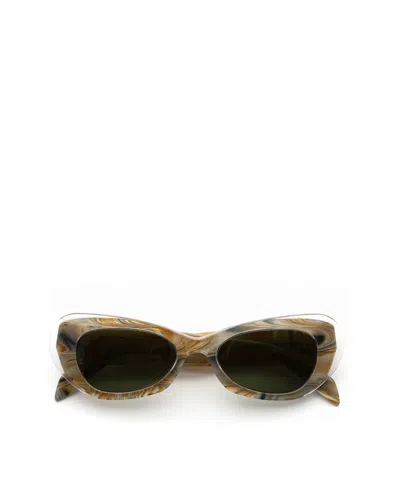 Retrosuperfuture Occhiali Da Sole Izipho Boogie In Beige
