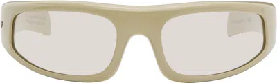 Retrosuperfuture Off-white Cerchietto Sunglasses In Green