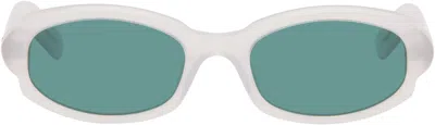 Retrosuperfuture Off-white Esatto Sunglasses In Gray